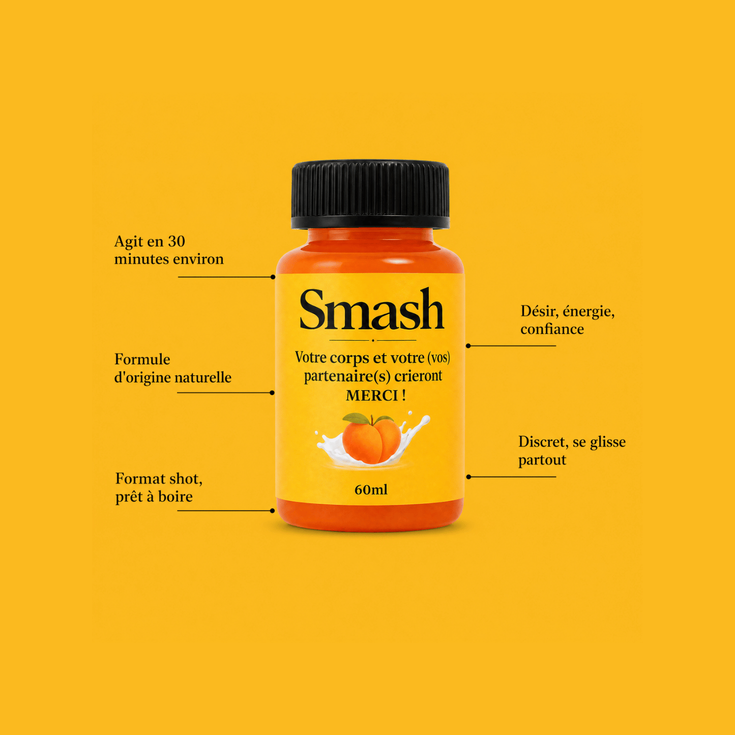 SmashDrink — Le Shot du Désir (Pack de 3 shots)