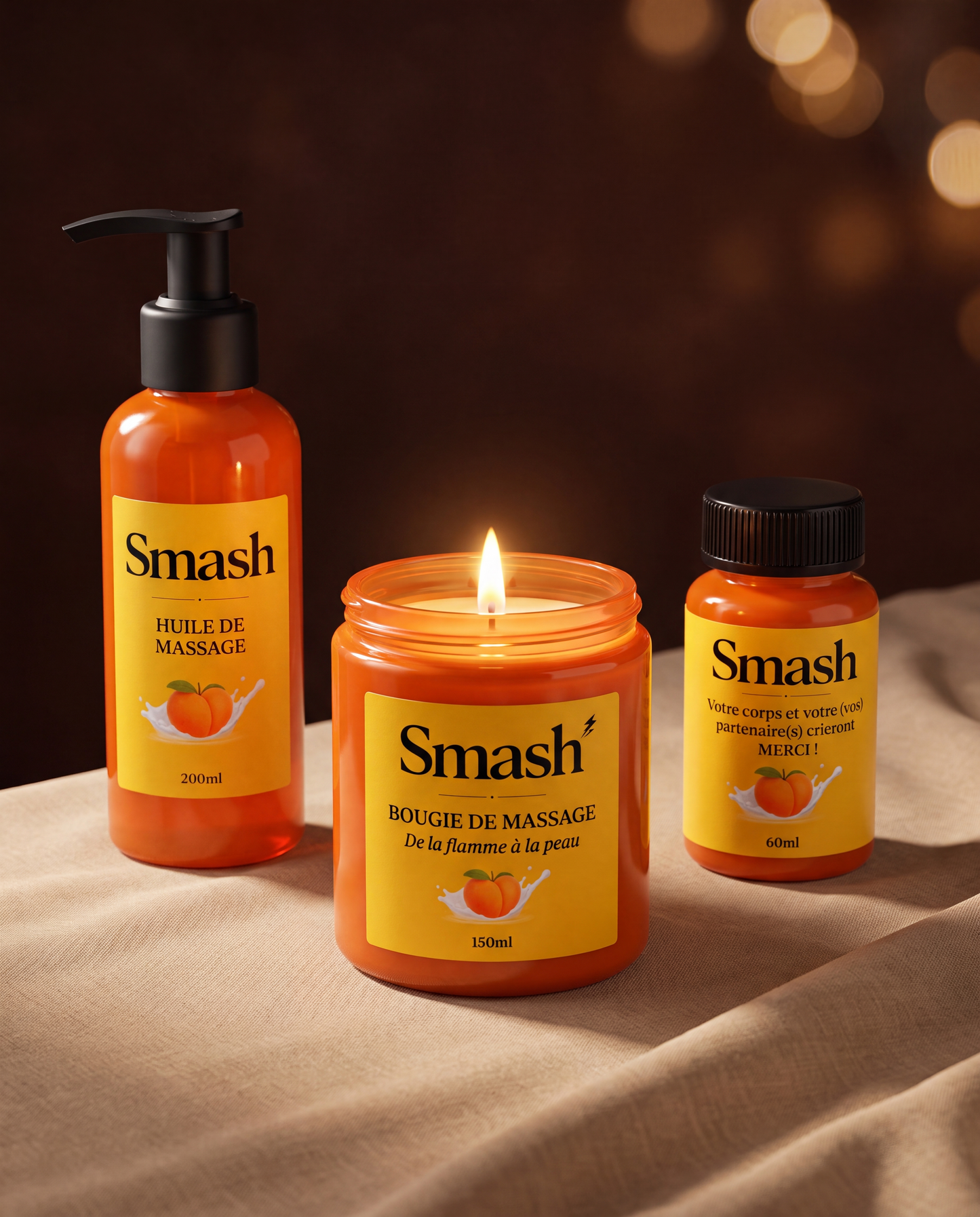 Bougie de Massage Lueur – De la flamme à la peau